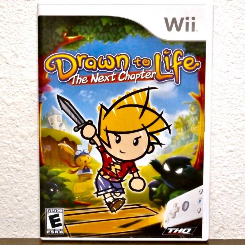 NINTENDO Wii DRAWN TO LIFE THE NEXT CHAPTER with Instruction Book.THQ, Your Hero